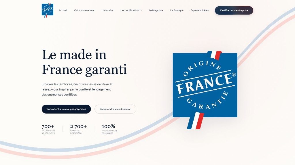 Origine France Garantie — Le made in France garanti
